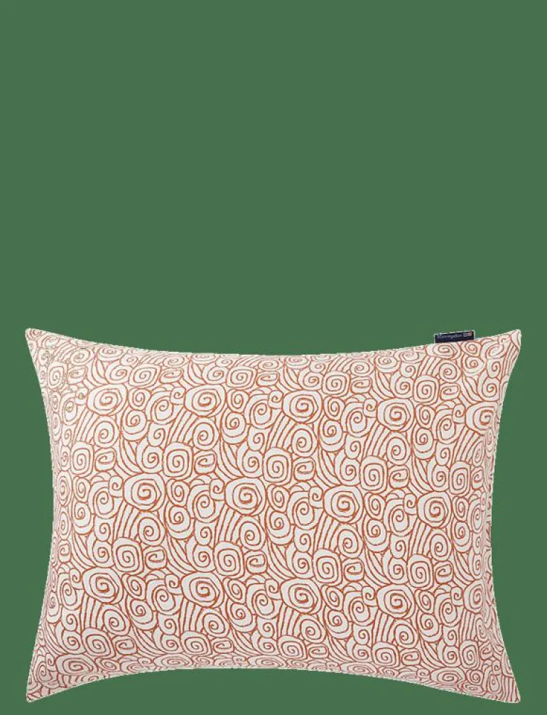 White/Terra Wave Printed Cotton Sateen pillowcase - Örngott