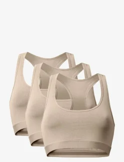 Women's Organic Cotton Bralette 3-pack - Bh-linnen