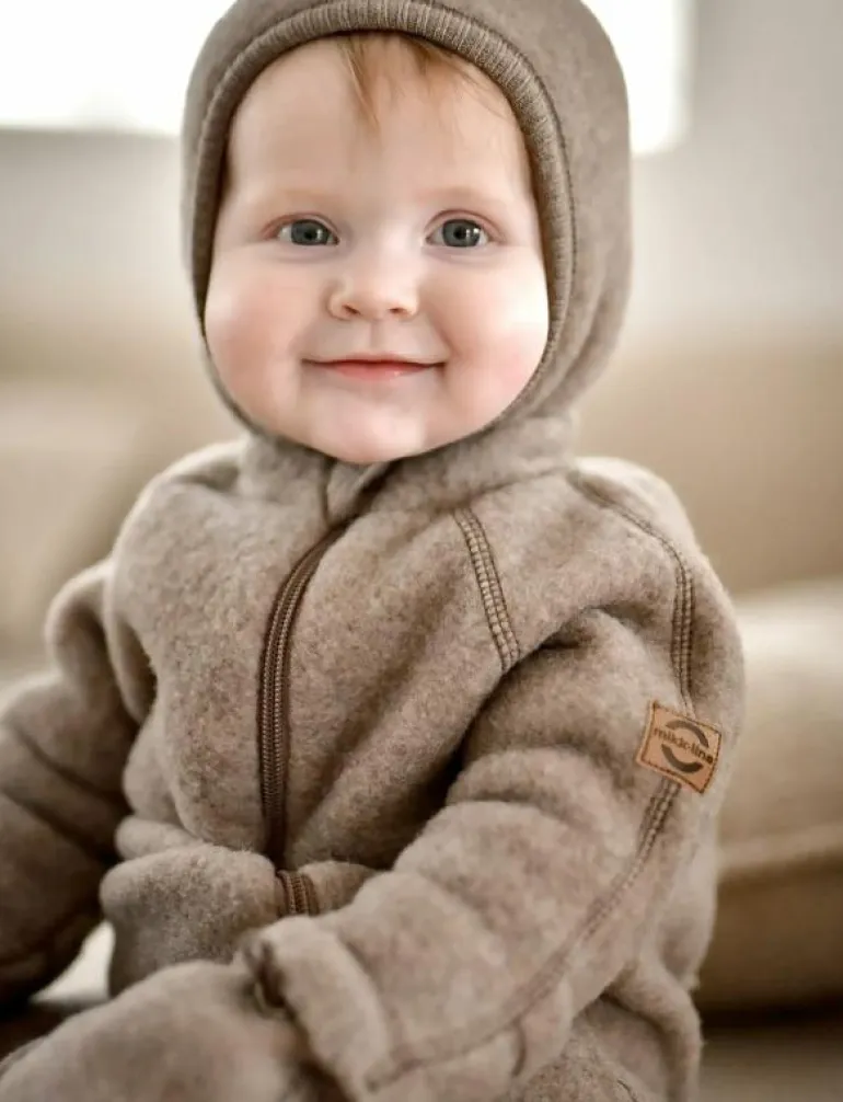 Wool Baby Suit - Fleeceoverall