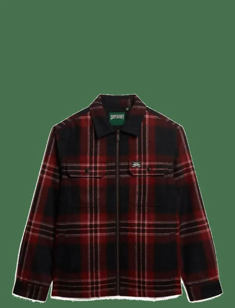 WOOL MILLER ZIP OVERSHIRT - Jackor & rockar