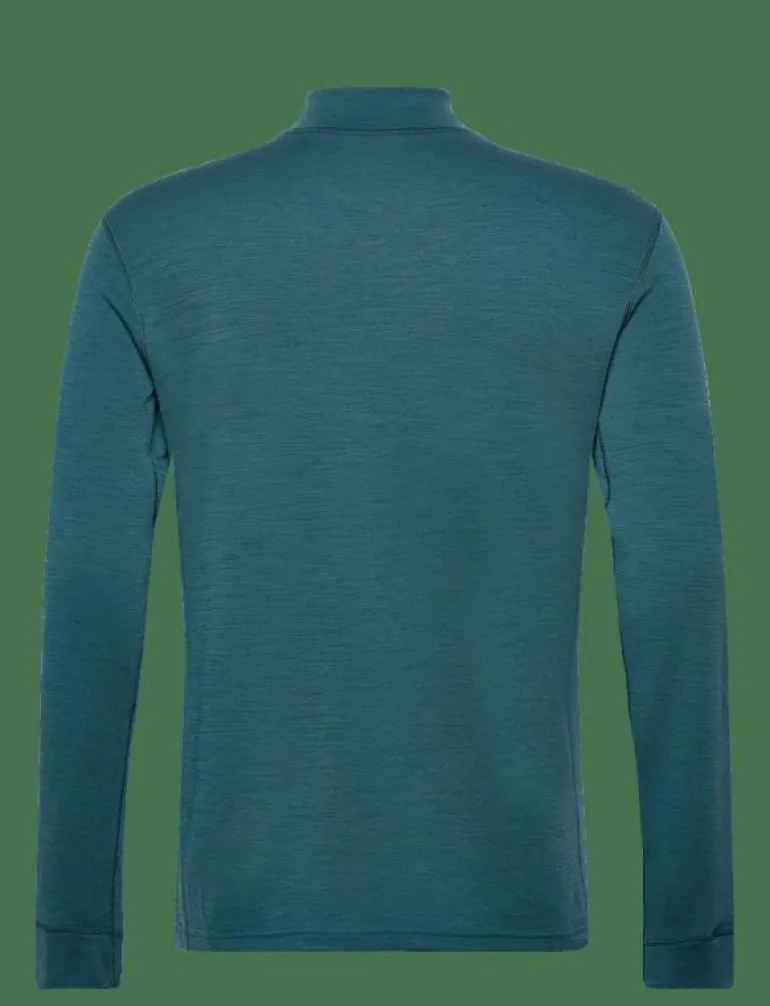 Wool/Bamboo Half Zip Sweater - Pyjamasöverdelar