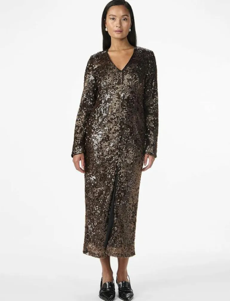 YASPIO LS SEQUIN LONG DRESS - SHOW - Midiklänningar